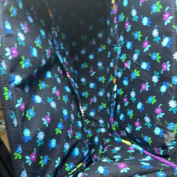 NWOT Vera Bradley Midnight Blues Large Weekender Travel Bag  w/ Shoulder Strap - Picture 6 of 7